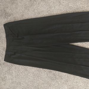 Black Wide Leg Flared Pants